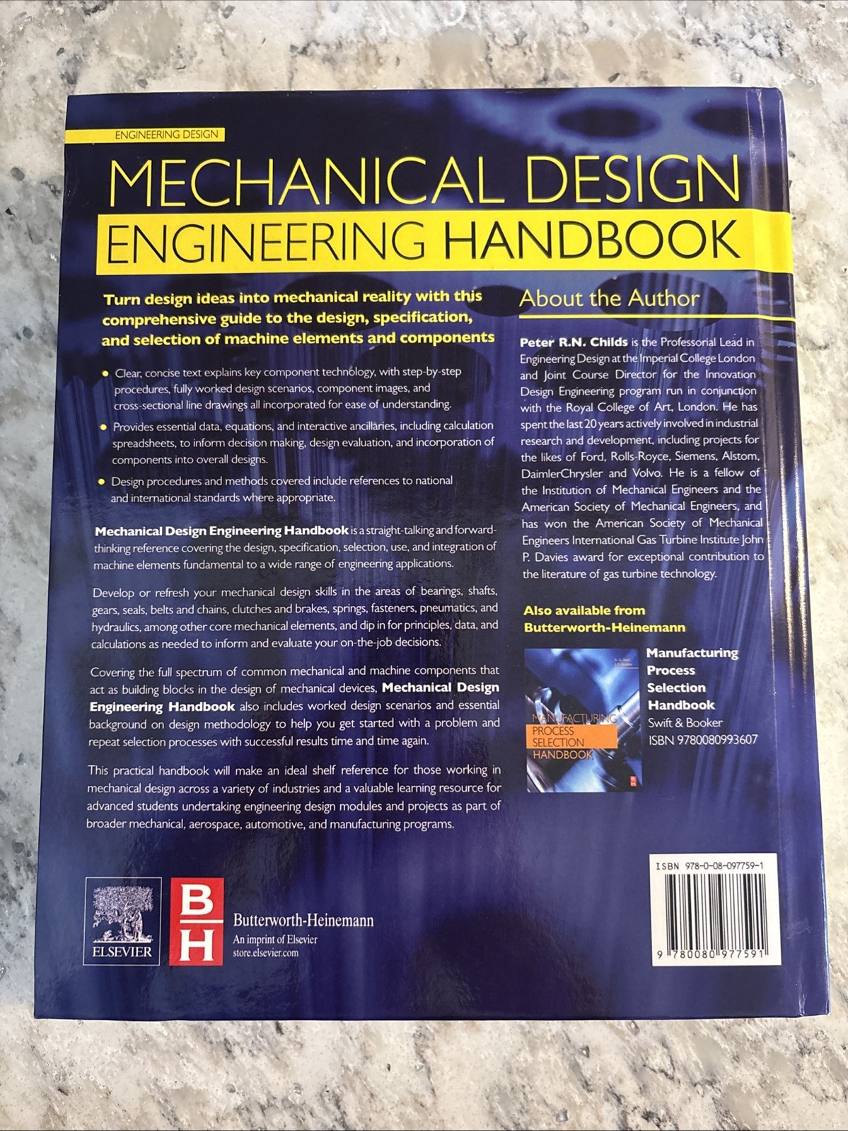 Mechanical Design Engineering Handbook – Childs BSc.(Hons) D.Phil C.Eng F…