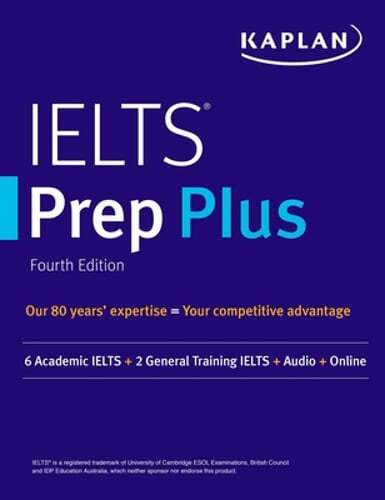 Ielts Prep Plus: 6 Academic Ielts + 2 General Ielts + Audio + Online: Used