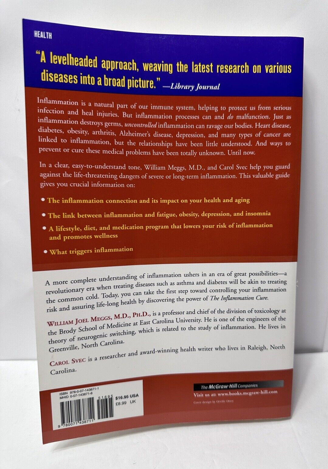 The Inflammation Cure: Simple Steps for Reversing heart disease, arthritis, ast