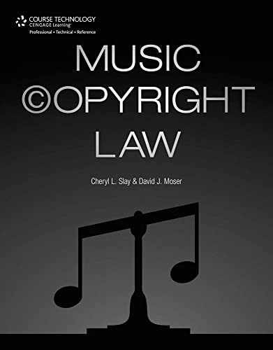Music Copyright Law – Paperback, by Moser David J. – Good