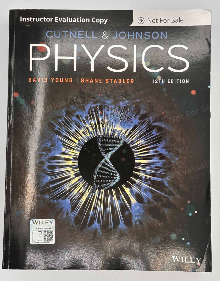 Cutnell & Johnson Physics (12th Edition) INSTRUCTORS EDITION