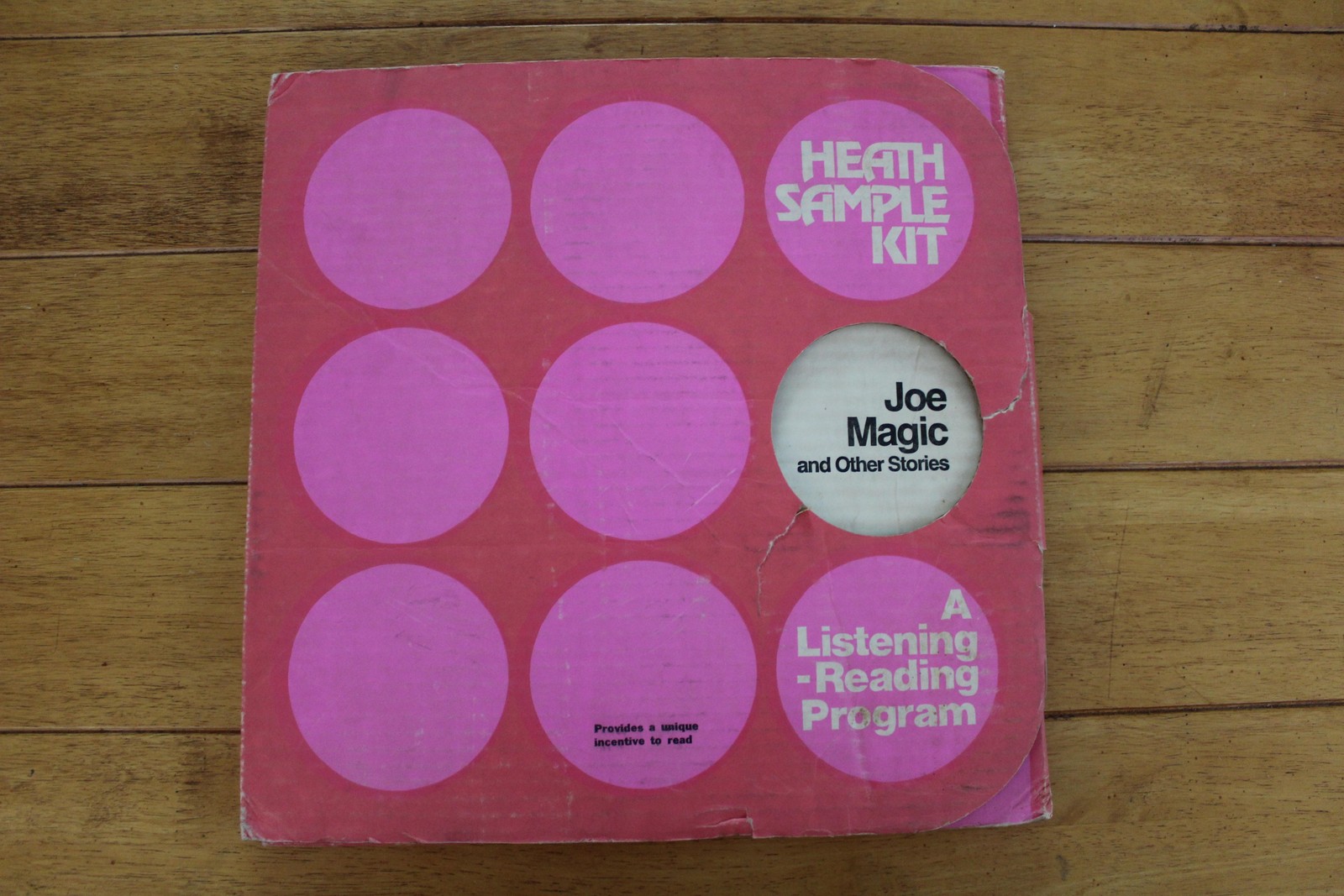 Vintage 1970 Heath Sample Kit Vinyl Listening-Reading Joe Magic Instructor Guide