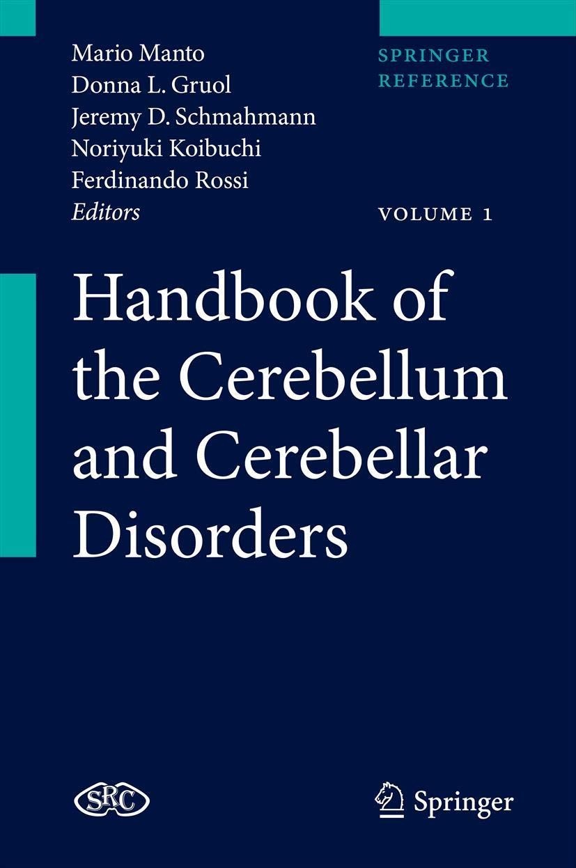 *NEW* Handbook of the Cerebellum and Cerebellar Disorders(4 Volume set) 2013 Ed