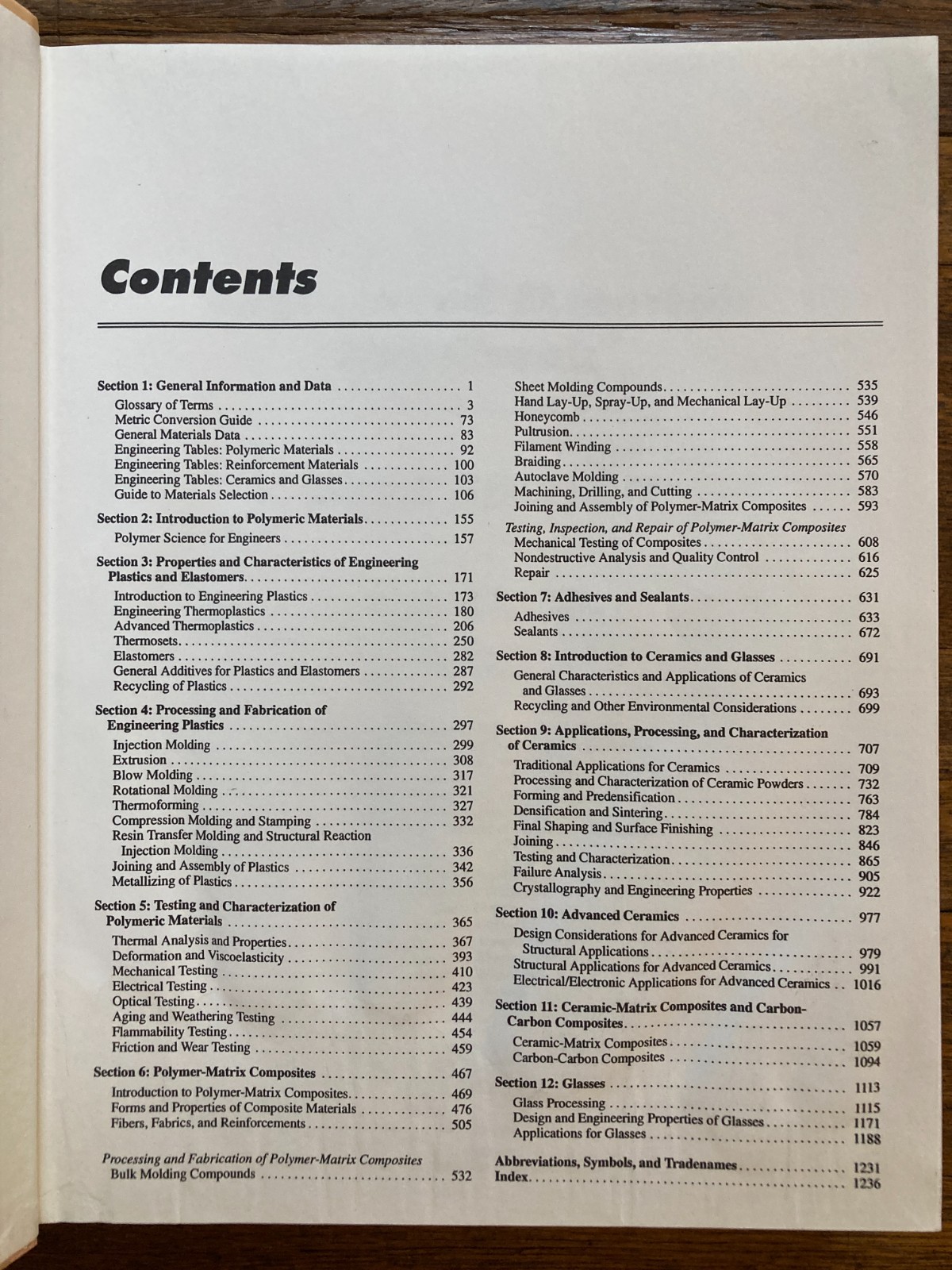 Engineered Materials Handbook Desk Edition Hardcover Asm Text Book Engineer 1995