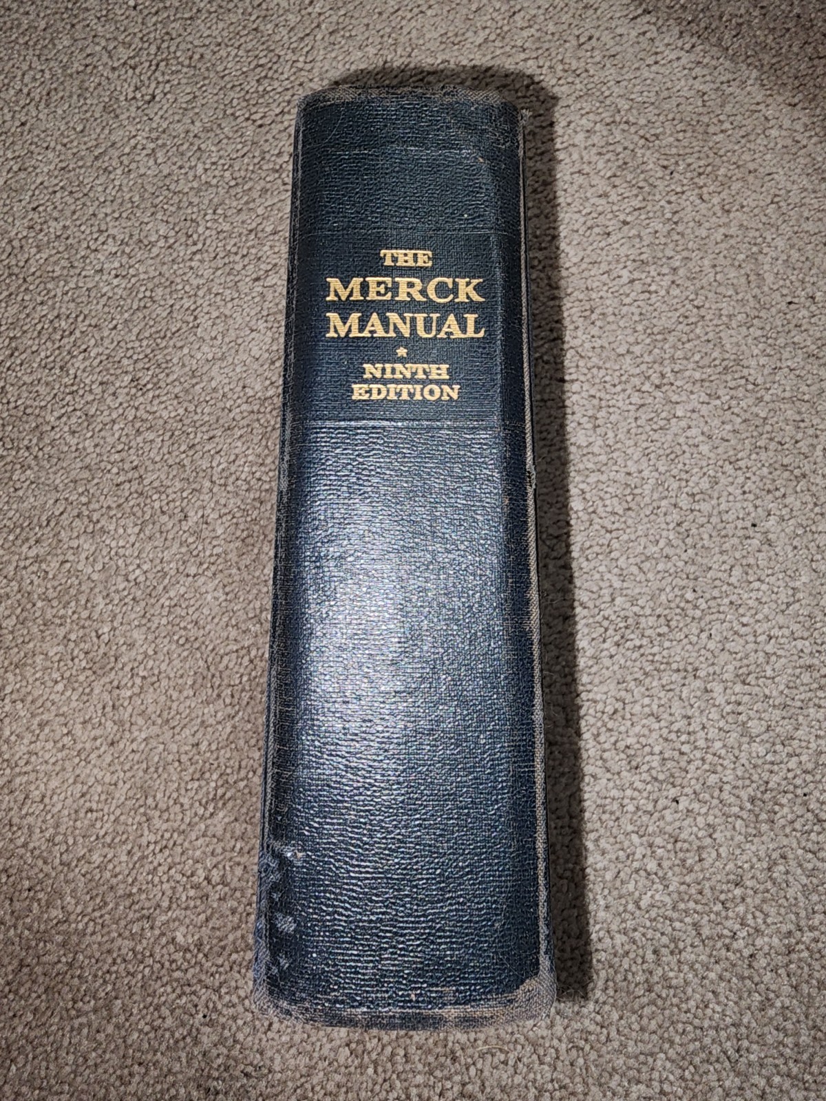 Vintage Merck Manual – Ninth Edition – 1959 Hardcover