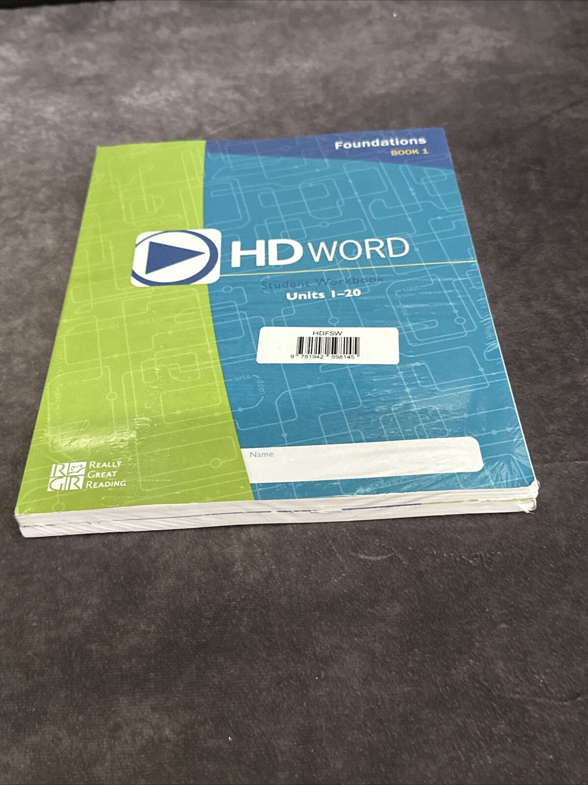 HD Word Student Workbook Foundations Book 1 &2 Units 1-20 & 21-33 HDFSW UNUSED