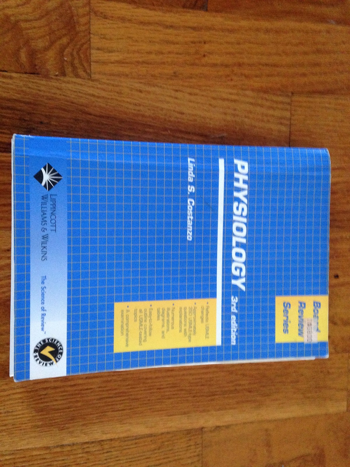 Physiology (Board Review Series) (3rd Edition) – paperback Linda S. Costanzo