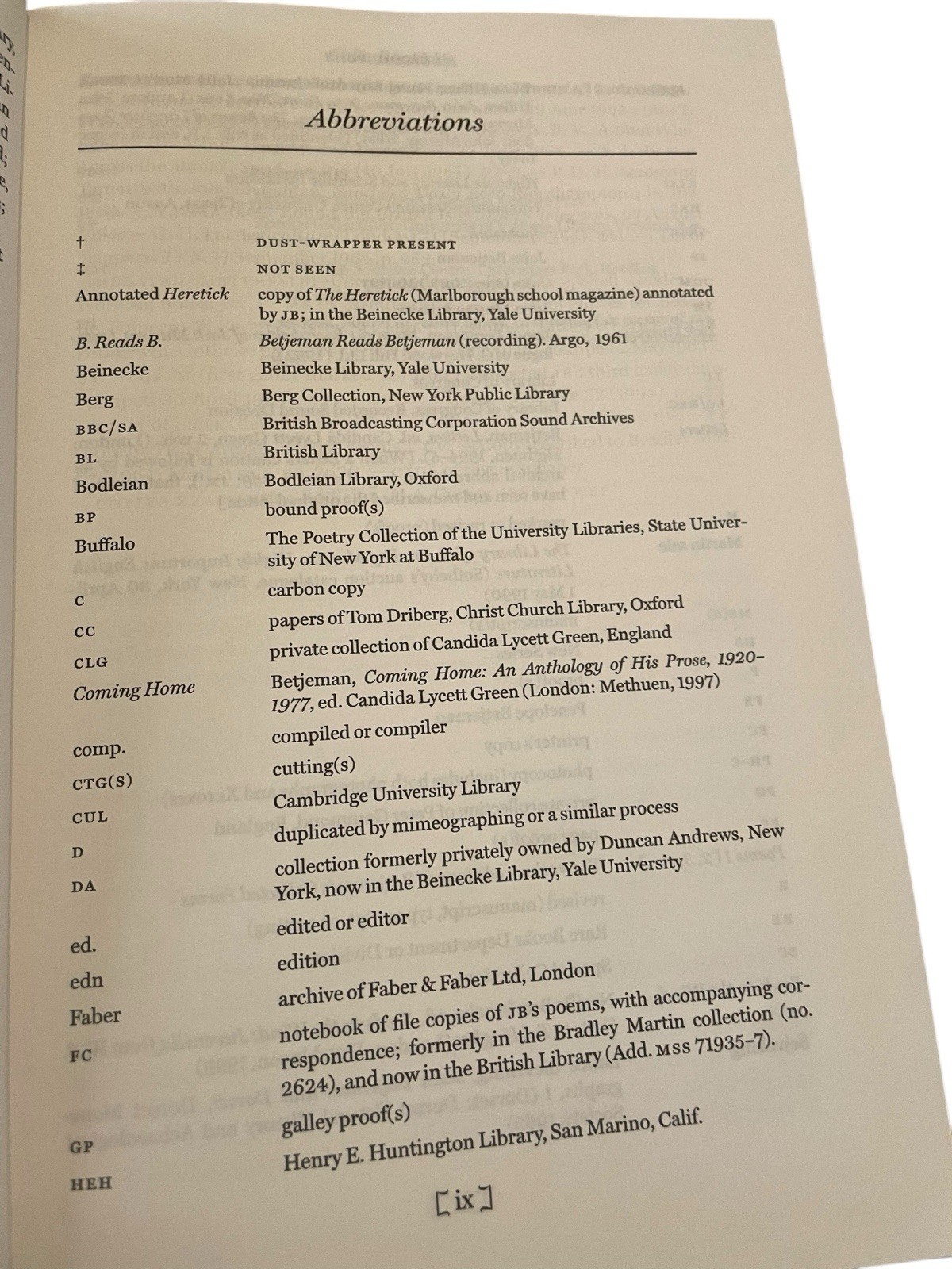 John Betjeman : A Bibliography, Hardcover by William S Peterson 2006 Hardcover