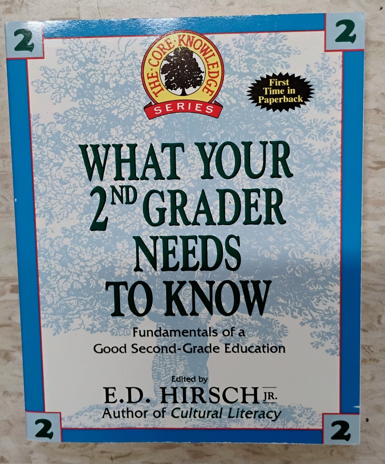 What Your 2nd Grader Needs to Know by E.D. Hirsch Jr. (1991) Homeschool Textbook