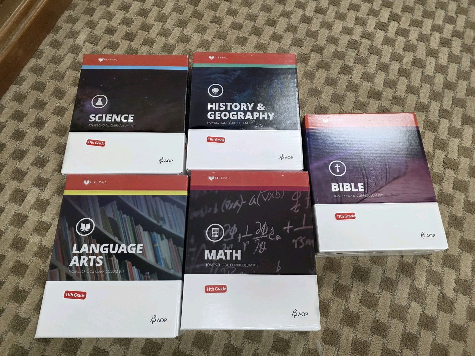 Lifepac Grade 11 Homeschool 5-Subject Complete Curriculum Set