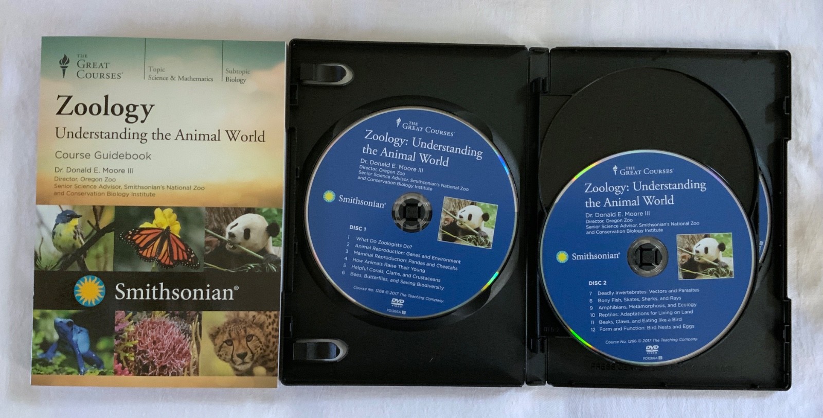 Great Courses Zoology: Understanding the Animal World by D Moore DVD + Guidebook