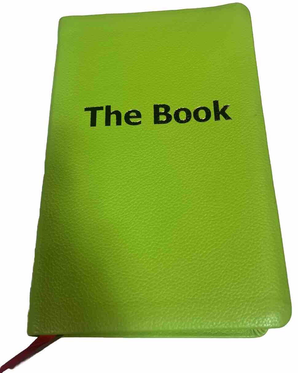 The Book ‎Translation Of The Holy Bible. Green Leather Bound HTF!