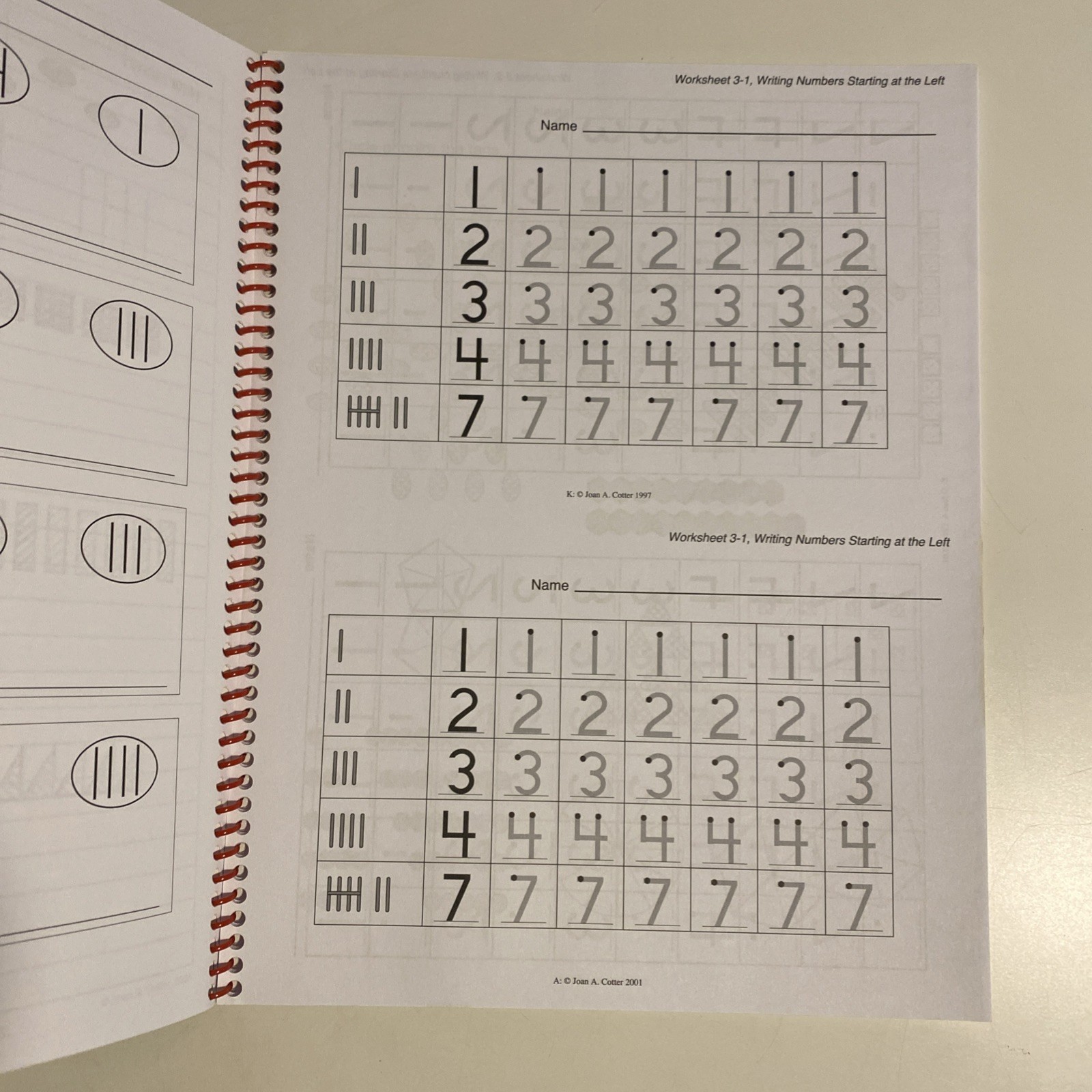 RightStart – Mathematics – Level A Worksheets Book By Joan A. Cotter Home School