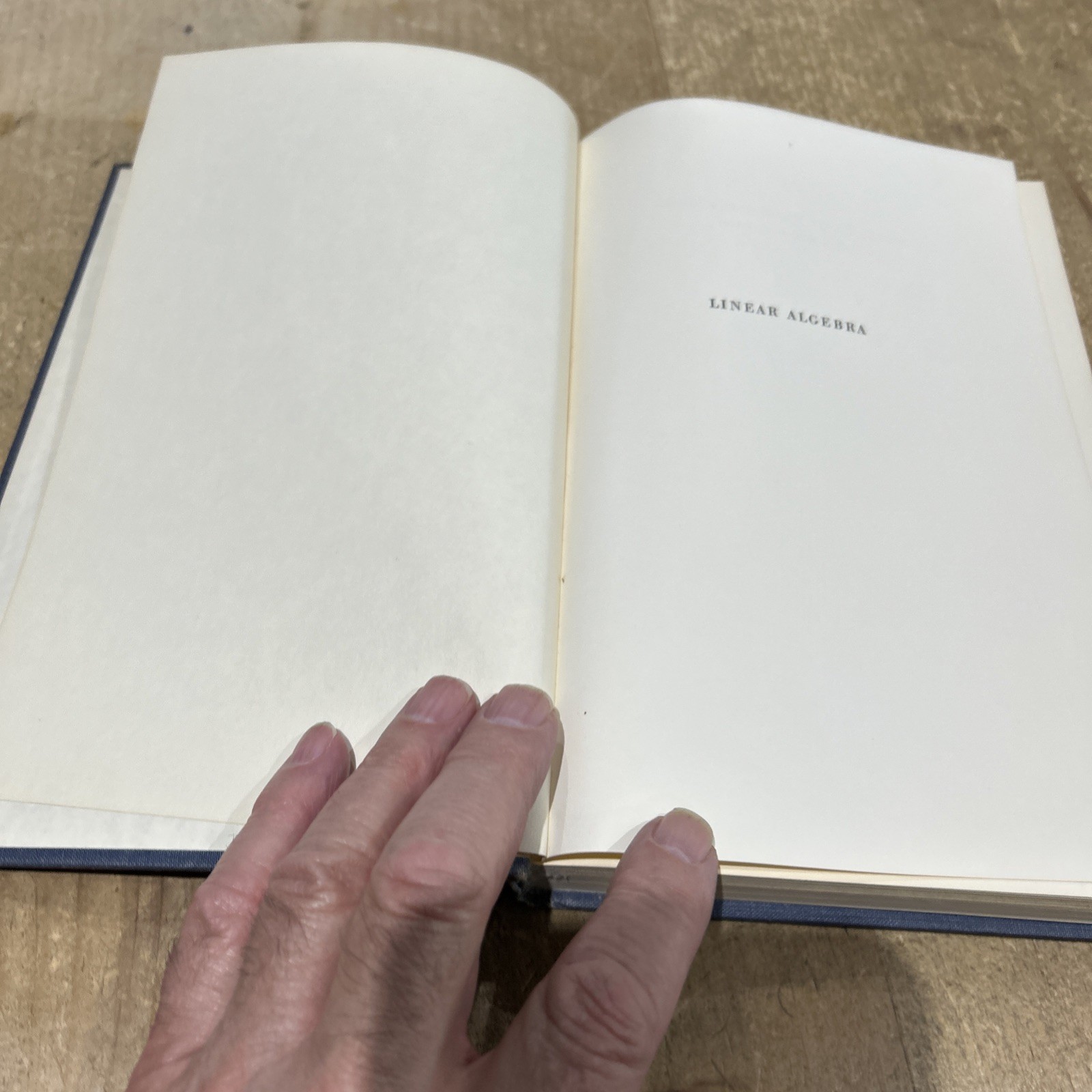 Linear Algebra Kenneth M Hoffman and Ray Kunze HB 1961 many small annotations