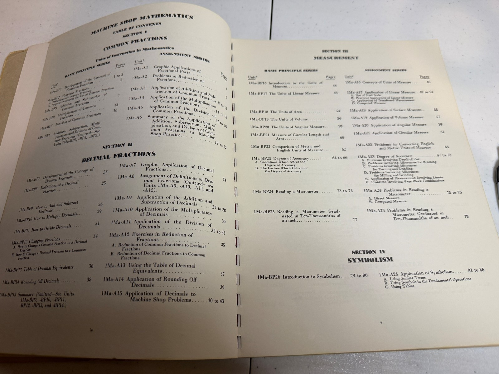 Machine Shop Mathematics Textbook Vintage Delmar Publishers Book