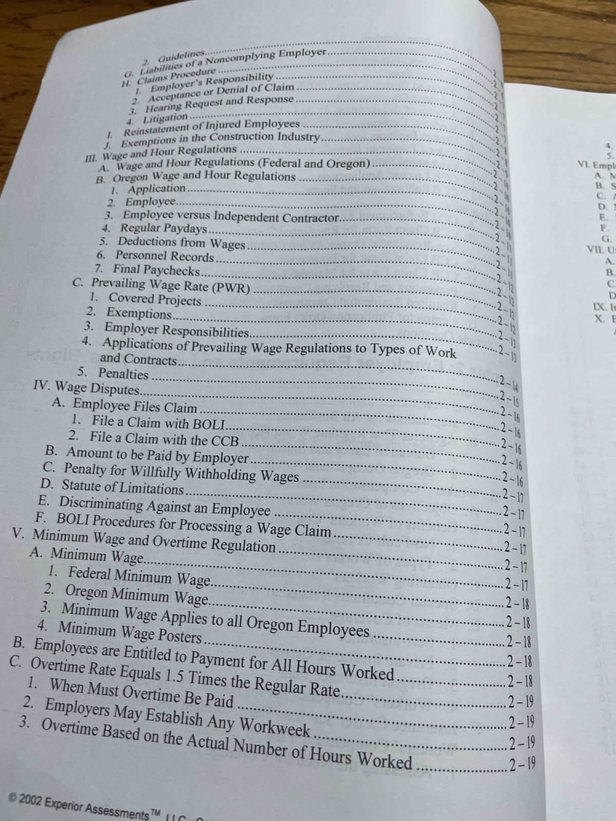 Oregon Contractors Reference Manual Third Edition State Of Oregon Manual