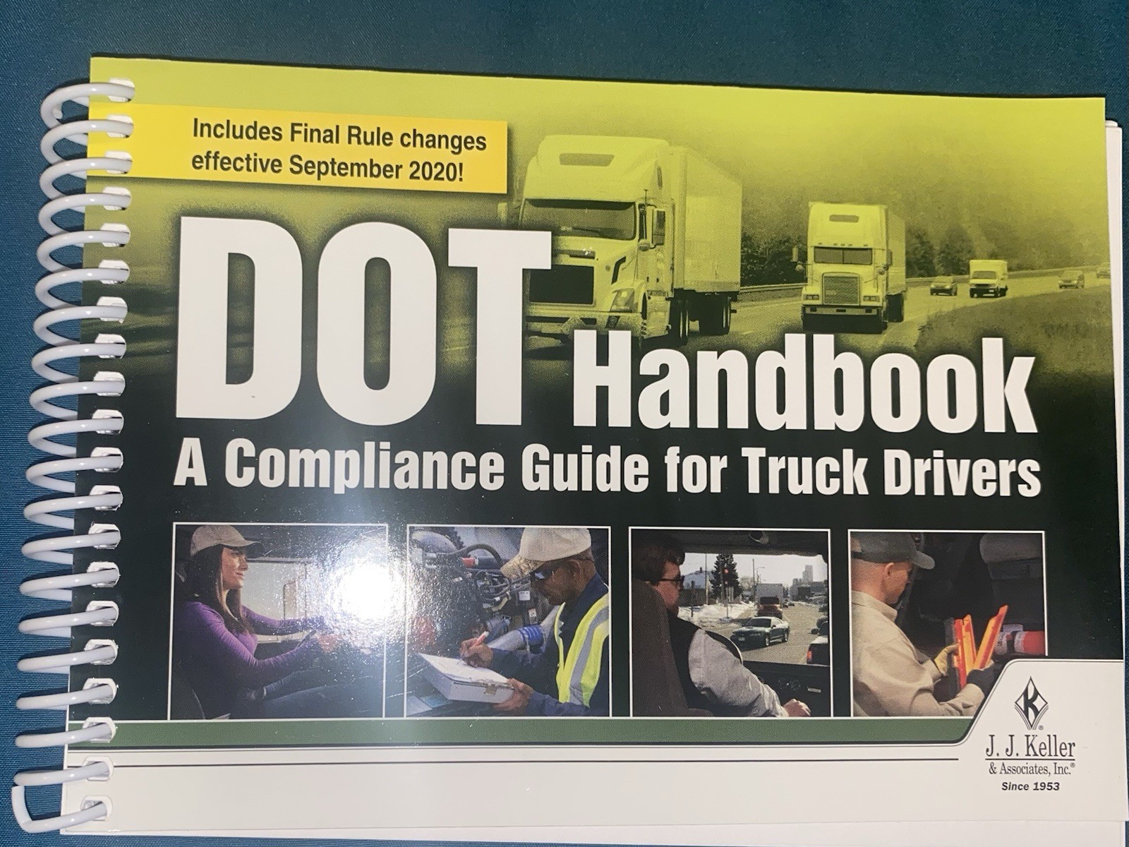 DOT Handbook A Compliance Guide for Truck Drivers, Spiral bound JJ Keller