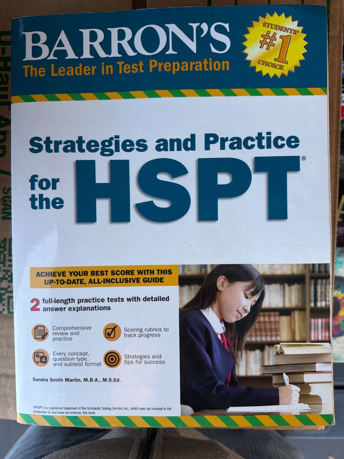 Barron’s Test Prep Ser.: Strategies and Practice for the HSPT by Sandra…