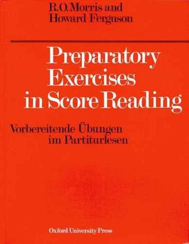 Preparatory Exercises in Score Reading (Vorbereitende – Sheet music – Very Good