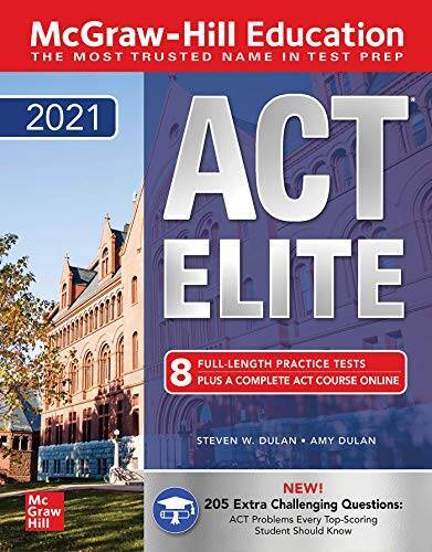 McGraw-Hill Education ACT ELITE 2021 – Paperback By Dulan, Steven – VERY GOOD