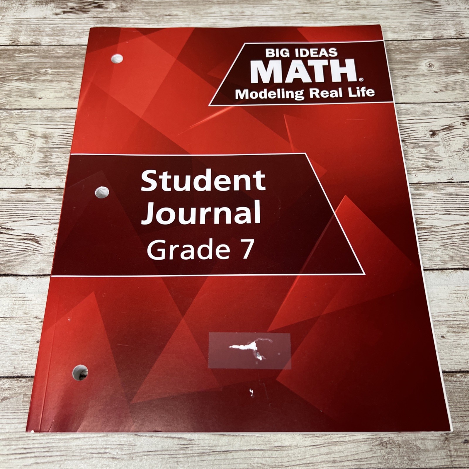 Big Ideas Math Modeling Real Life – Student Journal (Grade 7) – Homeschool