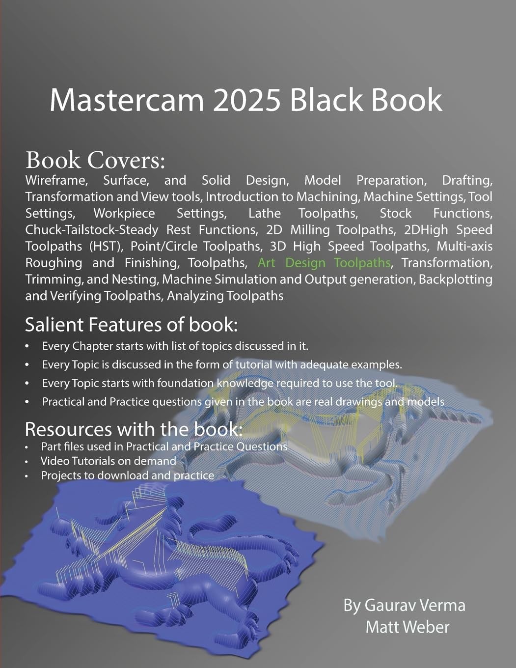 Mastercam 2025 Black Book by Gaurav Verma