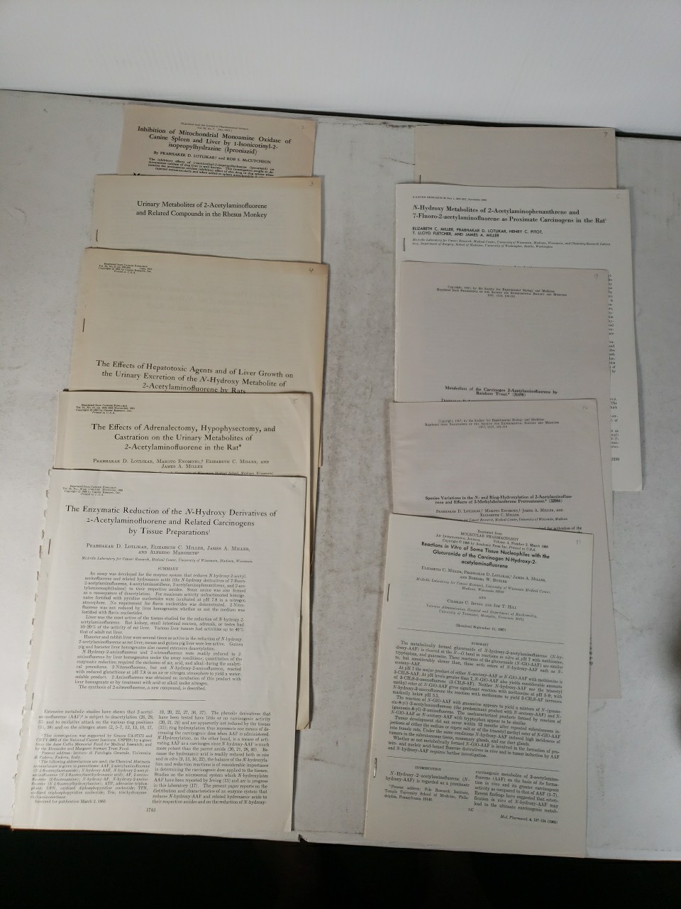 Original Carcinogens & Cancer Research Papers (1960’s to 1980’s) – 80 Papers #3