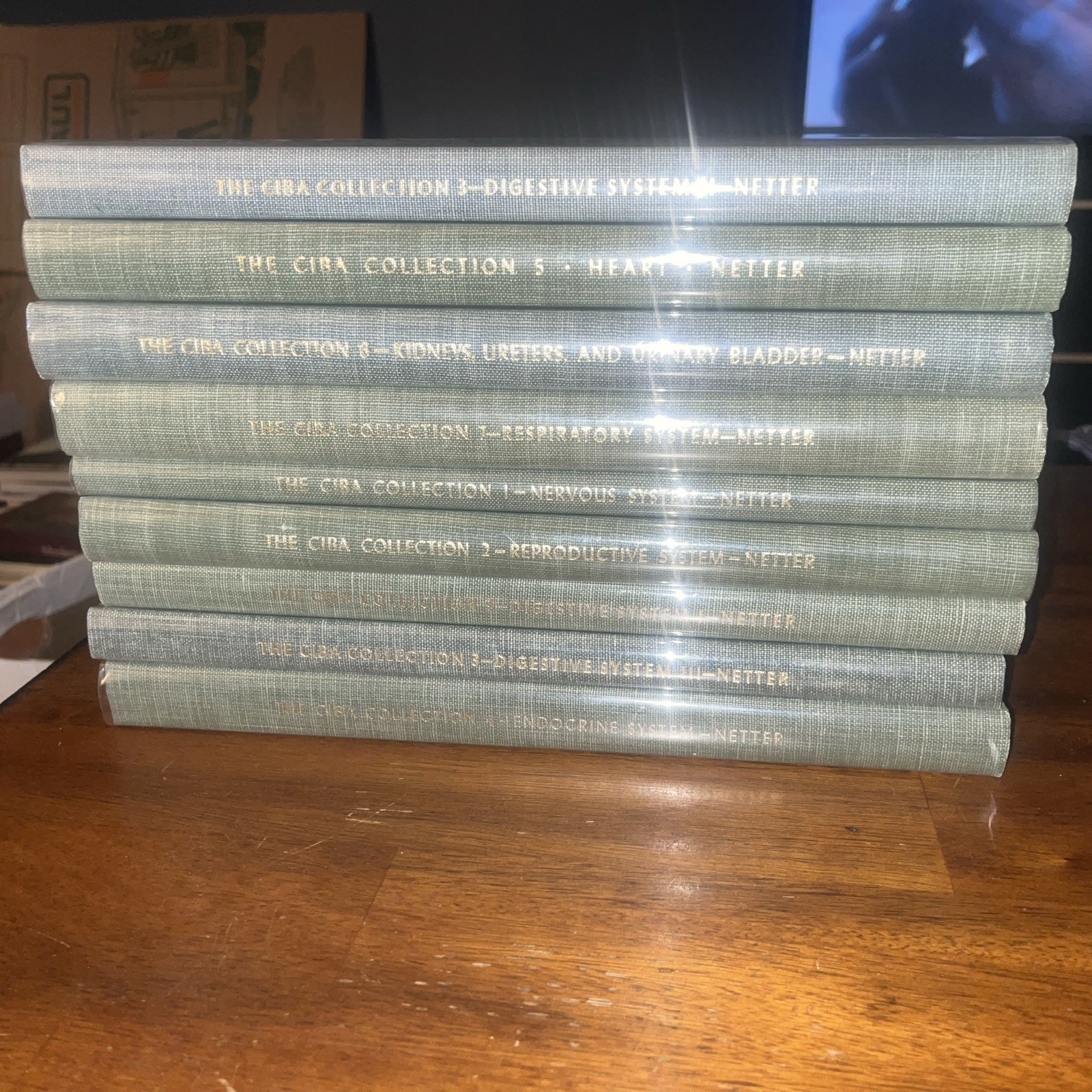 The Ciba Collection of Medical Illustrations Lot of 9 Book Volumes CLEAN