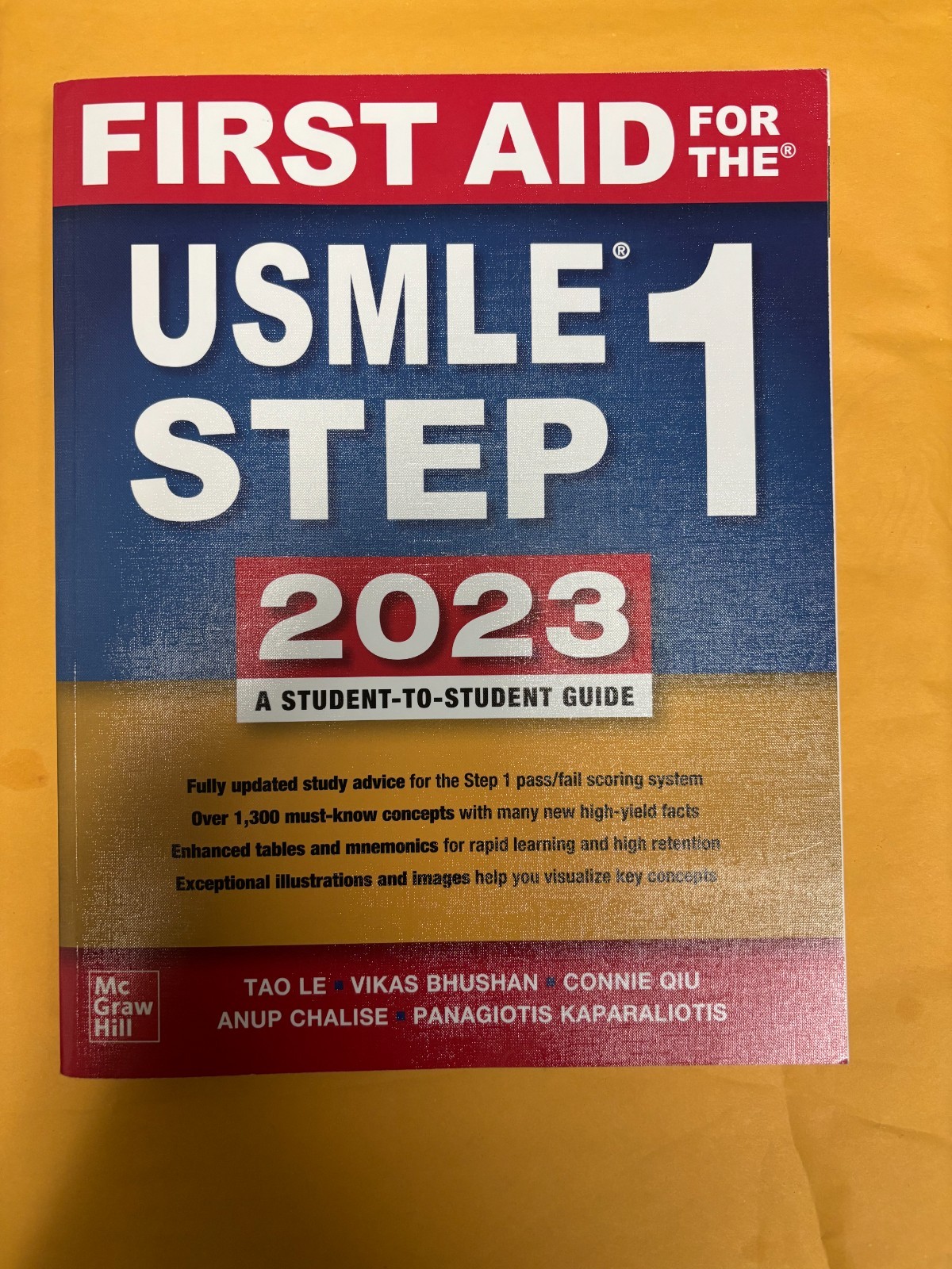 First Aid for the USMLE Step 1 2023 – Paperback – Very Good Condition