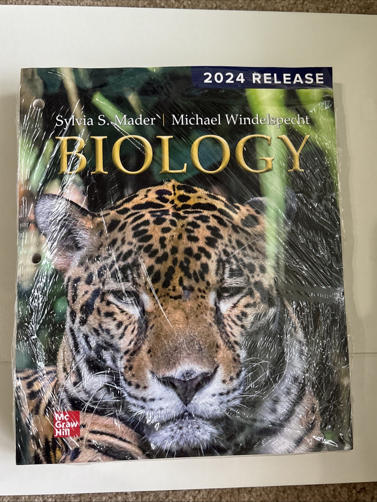 Biology Fourteenth 14 Edition Loose Leaf Version by Mader Windelspecht 2024 NEW