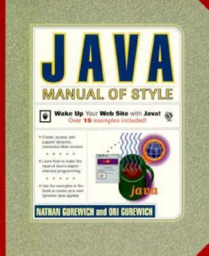 Java Manual of Style, Gurewich, Nathan,Gurewich, Ori, Very Good Book