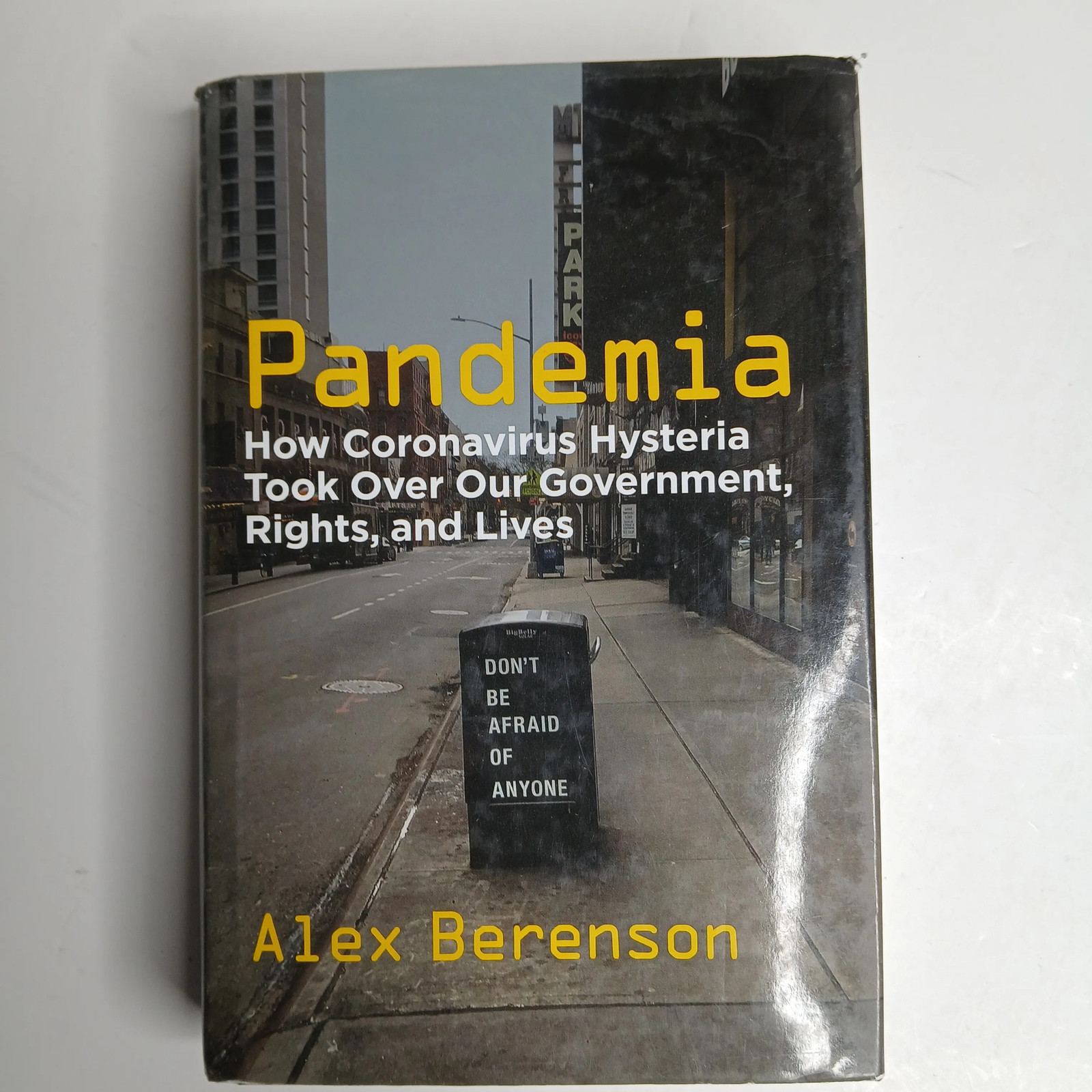 Pandemia Alex Berenson Hardcover Regnery 2021