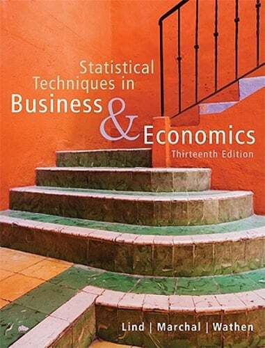 Statistical Techniques in Business & Economics by Douglas A Lind: Used