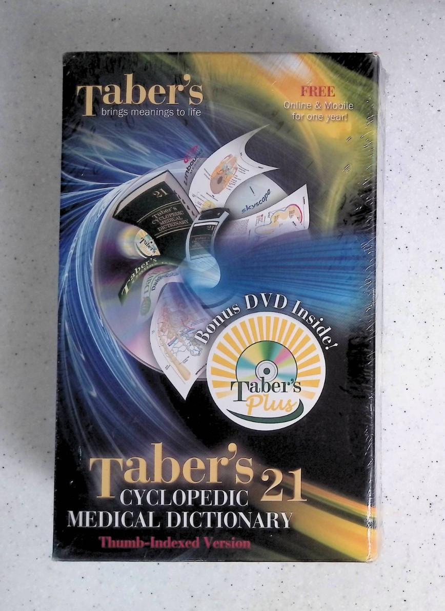 Taber’s Cyclopedic Medical Dictionary by F.A. Davis, 21st Edition, Slink Wrapped