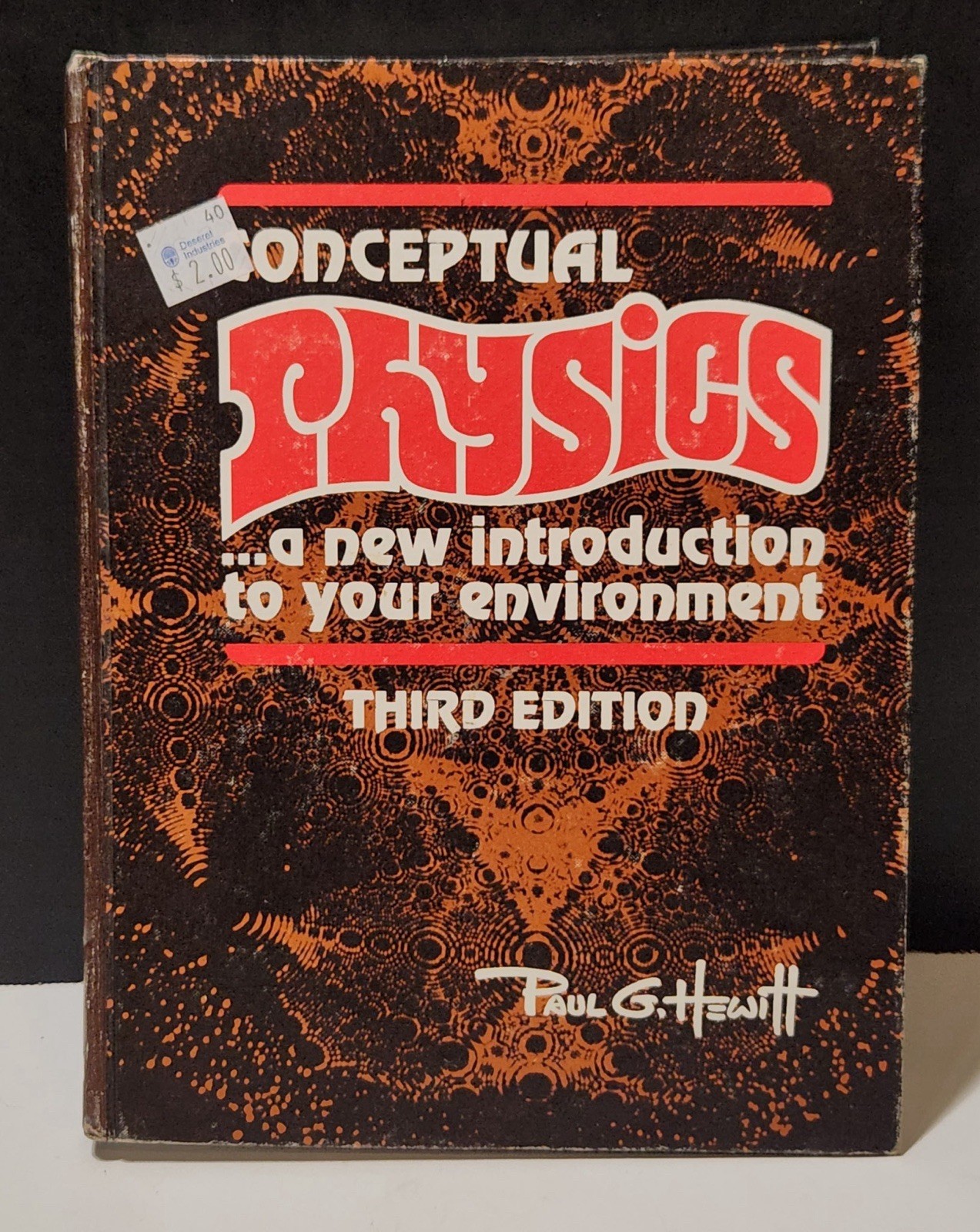 Conceptual Physics 3rd Edition Paul G. Hewitt 1977 First Printing Hardcover