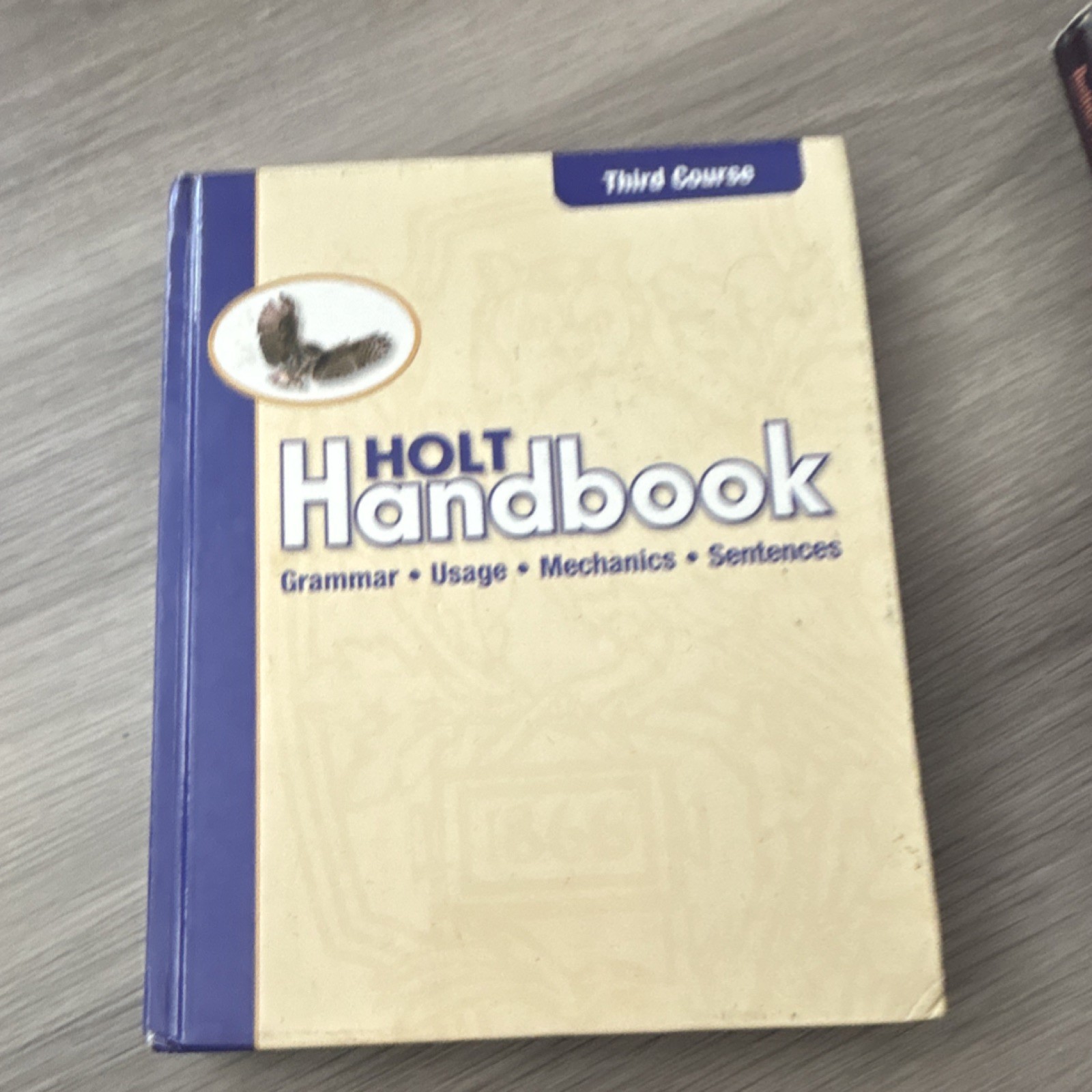 Holt Handbook Third Course Grammar Usage Mechanics John E. Warriner Hardcover