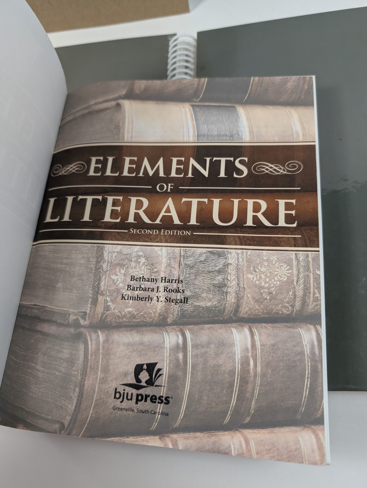 BJU Press Elements of Literature Teachers Edition A&B Tests Key Student Textbook