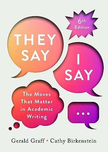 “They Say / I Say”, Birkenstein, Cathy