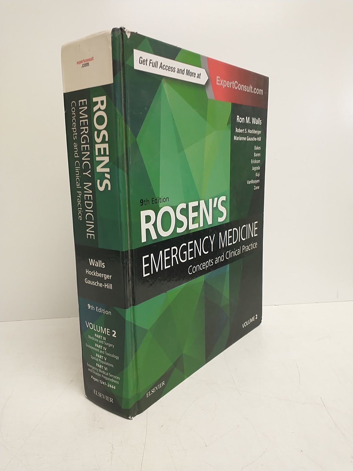 Rosen’s Emergency Medicine 9th Edition Volume 2 ONLY Ron M. Walls