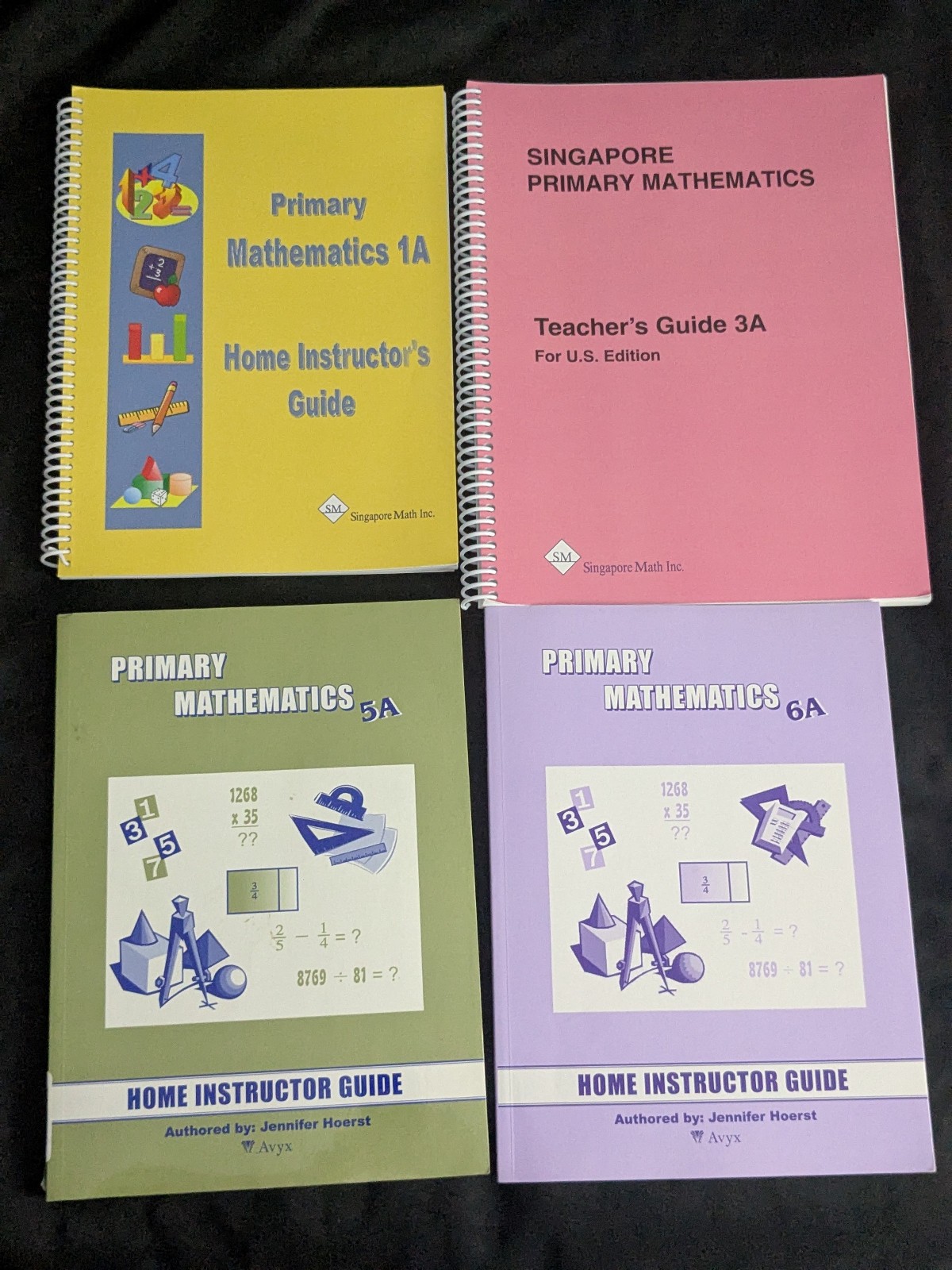 Singapore Primary Mathematics Home Instructor Guide 1A, 3A, 5A, 6A Pick One NEW