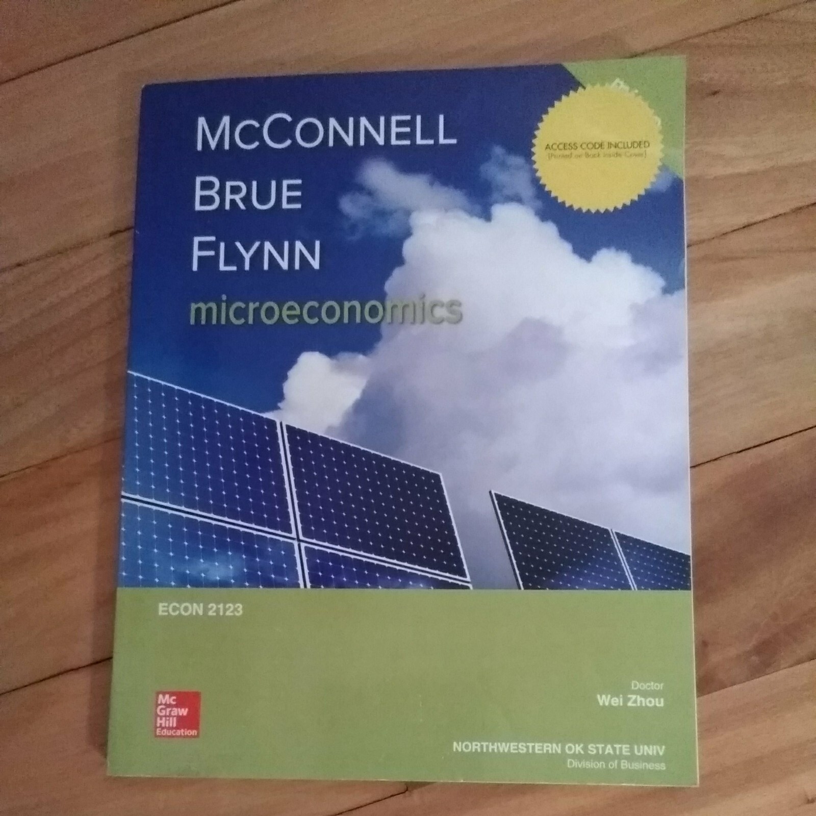 McConnell Brue Flynn Microeconomics – ECON 2123 – Division of Business