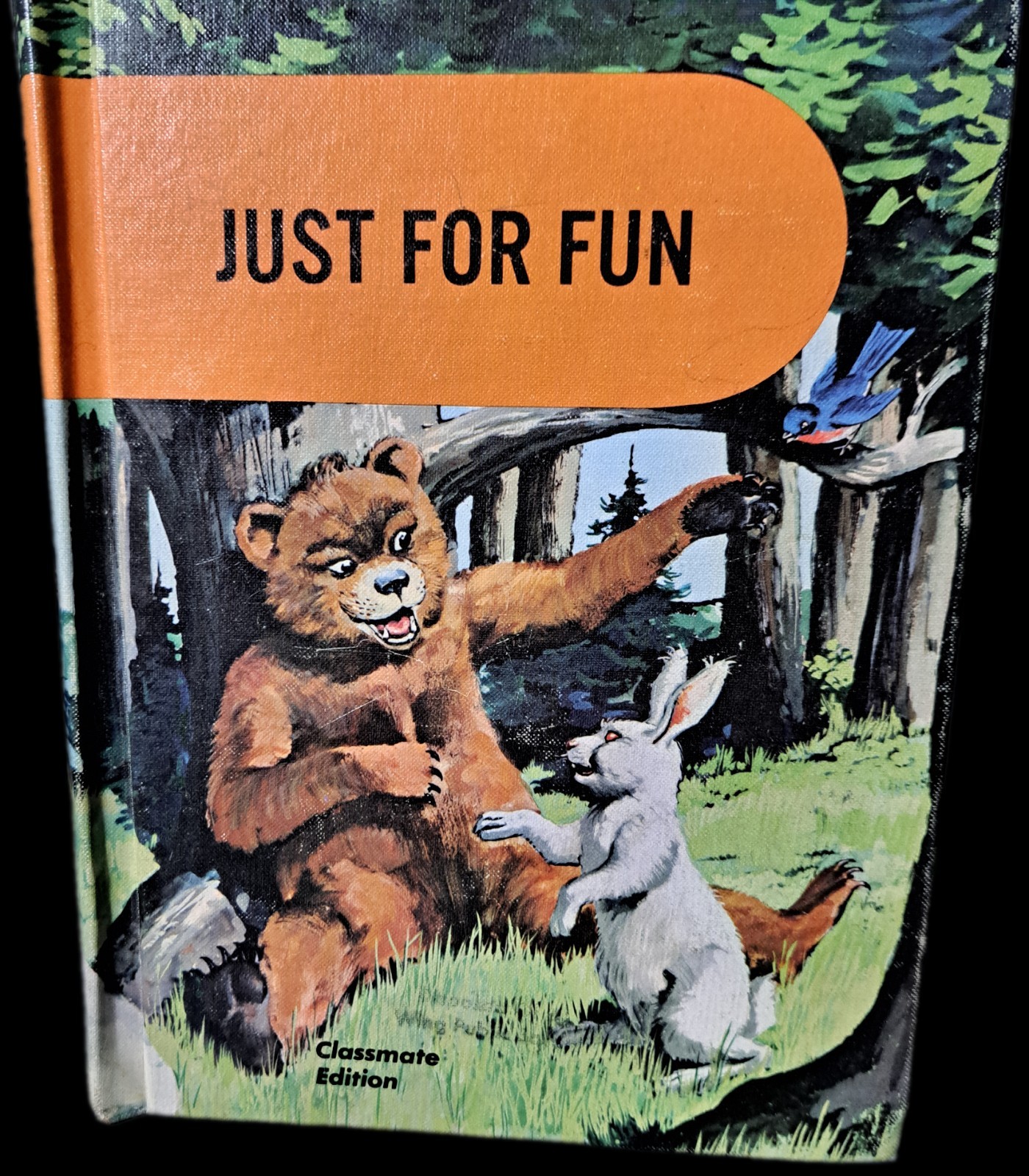 1962 HB ‘Just for Fun’ Vintage Book Developmental Reading Carnahan Illustrated