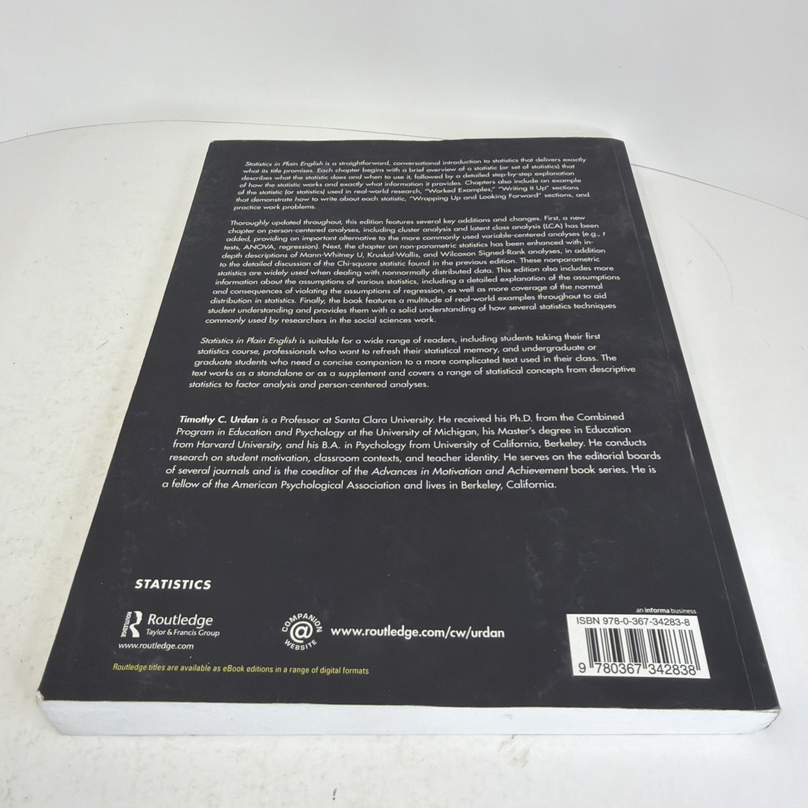 Statistics in Plain English 5th Edition 2022 Paperback