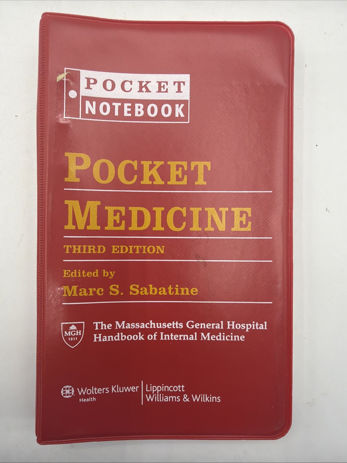 Pocket Notebook Pocket Medicine Marc S. Sabatine Ring Bound Third Edition