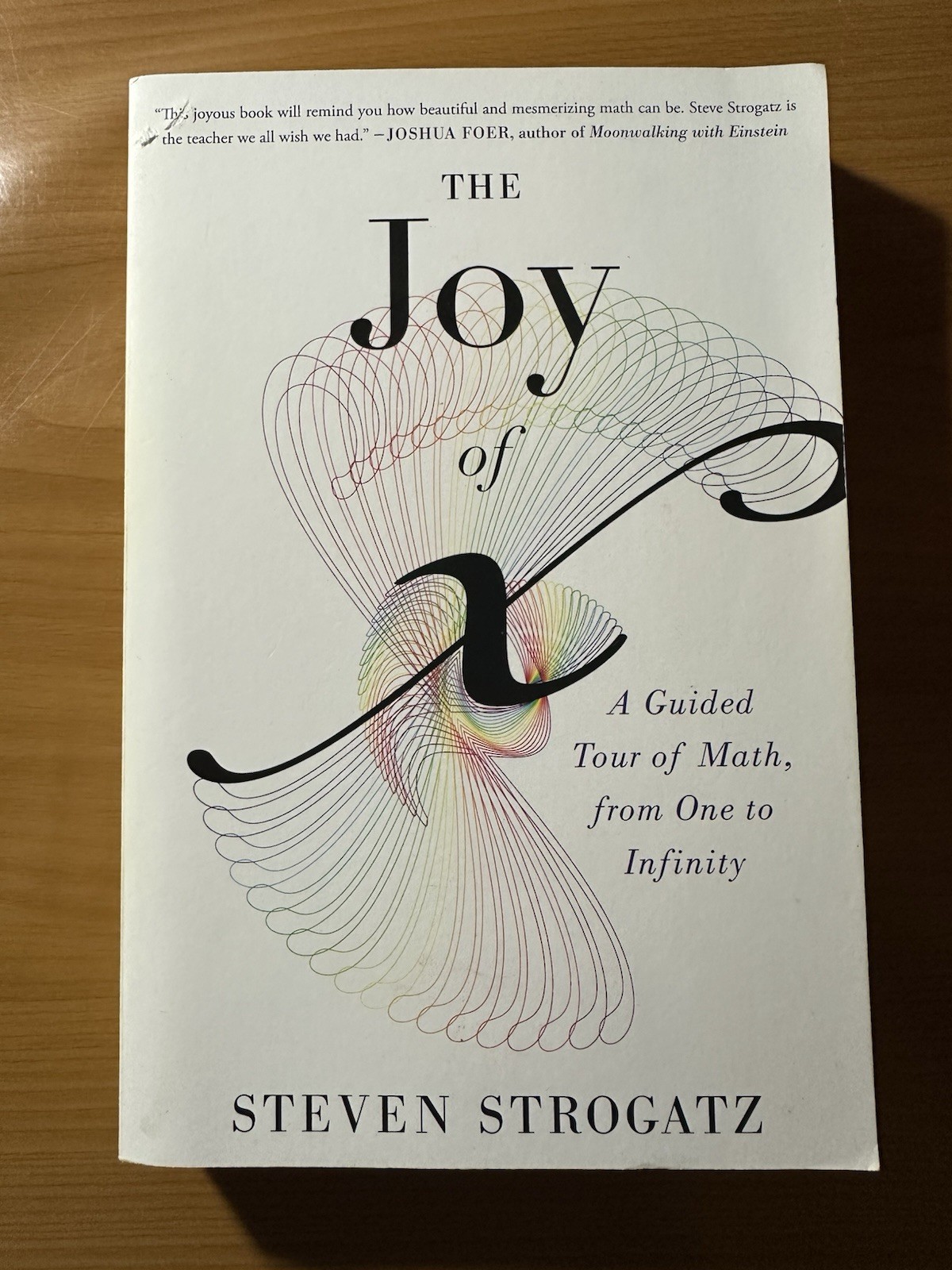 Joy of X : A Guided Tour of Math, from One to Infinity by Steven Strogatz (2013)