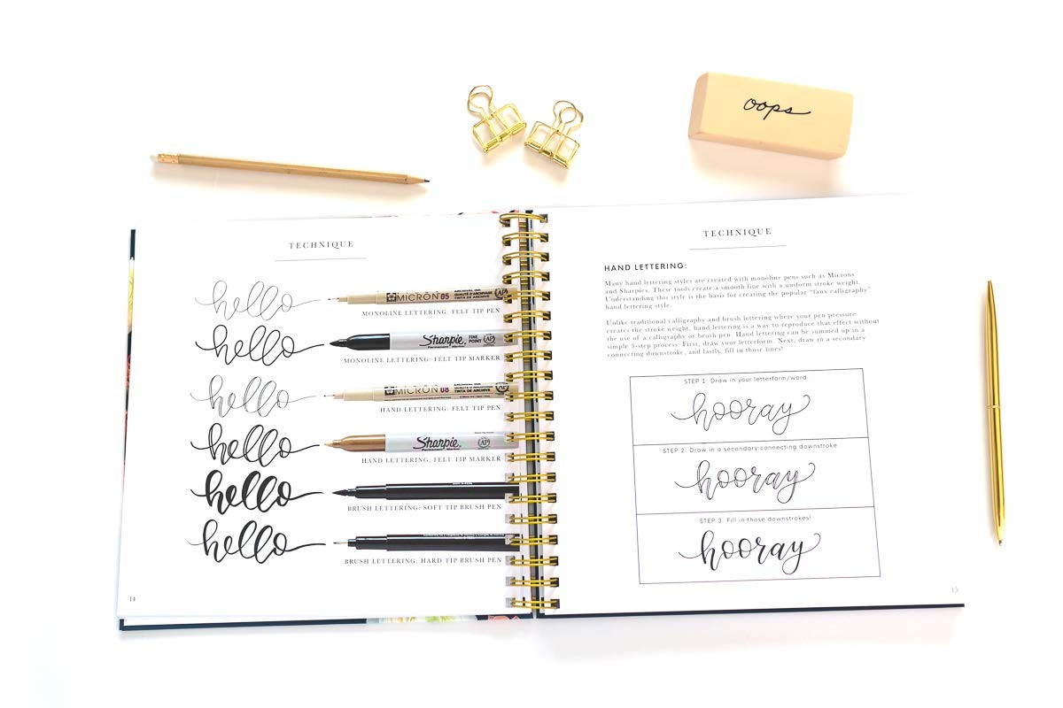 Pretty Simple Lettering: A Step-by-Step Hand Lettering and Modern Calligraphy…