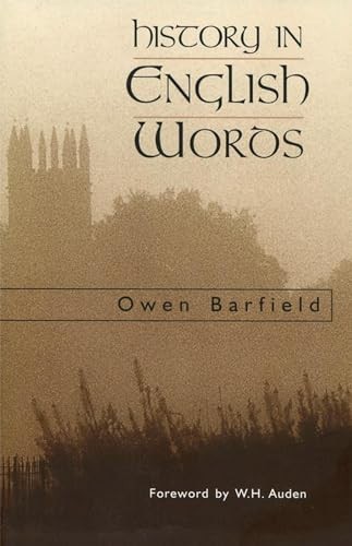 History in English Words by Owen Barfield Paperback / softback Book The Fast