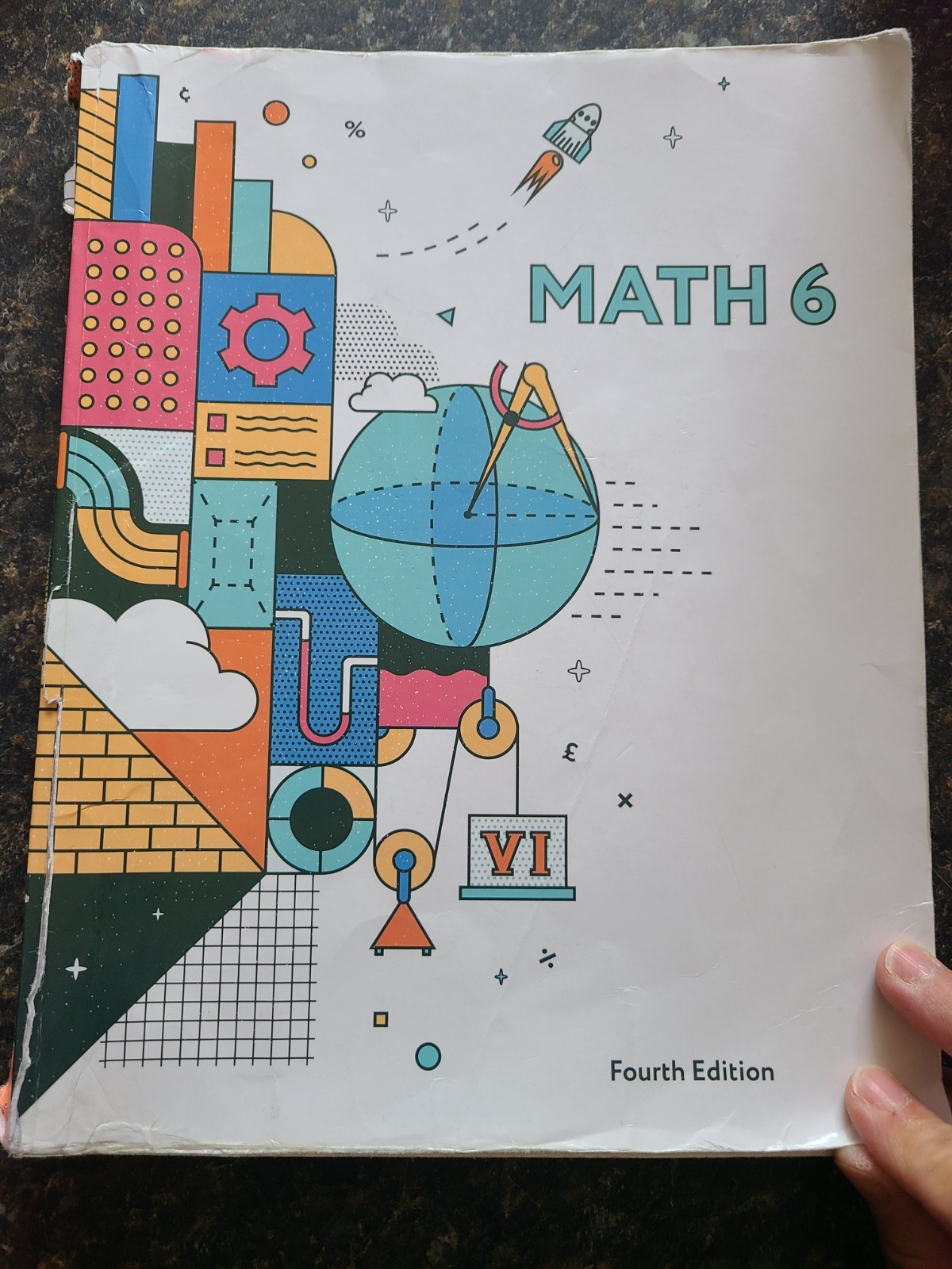 Bju Staff Math 6 Textbook Fourth Edition (4th Ed)