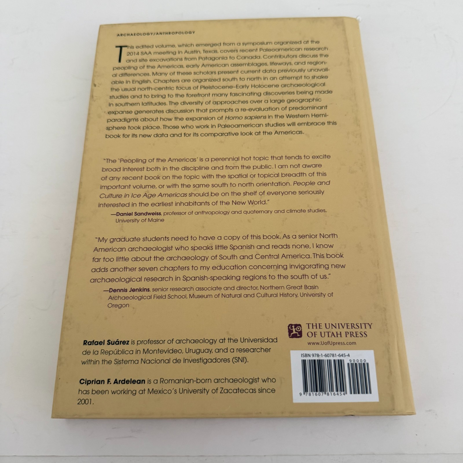 People & Culture in Ice Age Americas HC 2019 Paleoamerican Archaeology Suarez