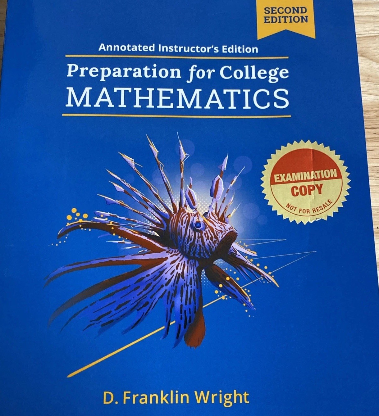 Preparation for College Mathematics 2e Textbook Hawks Instructors, Edition